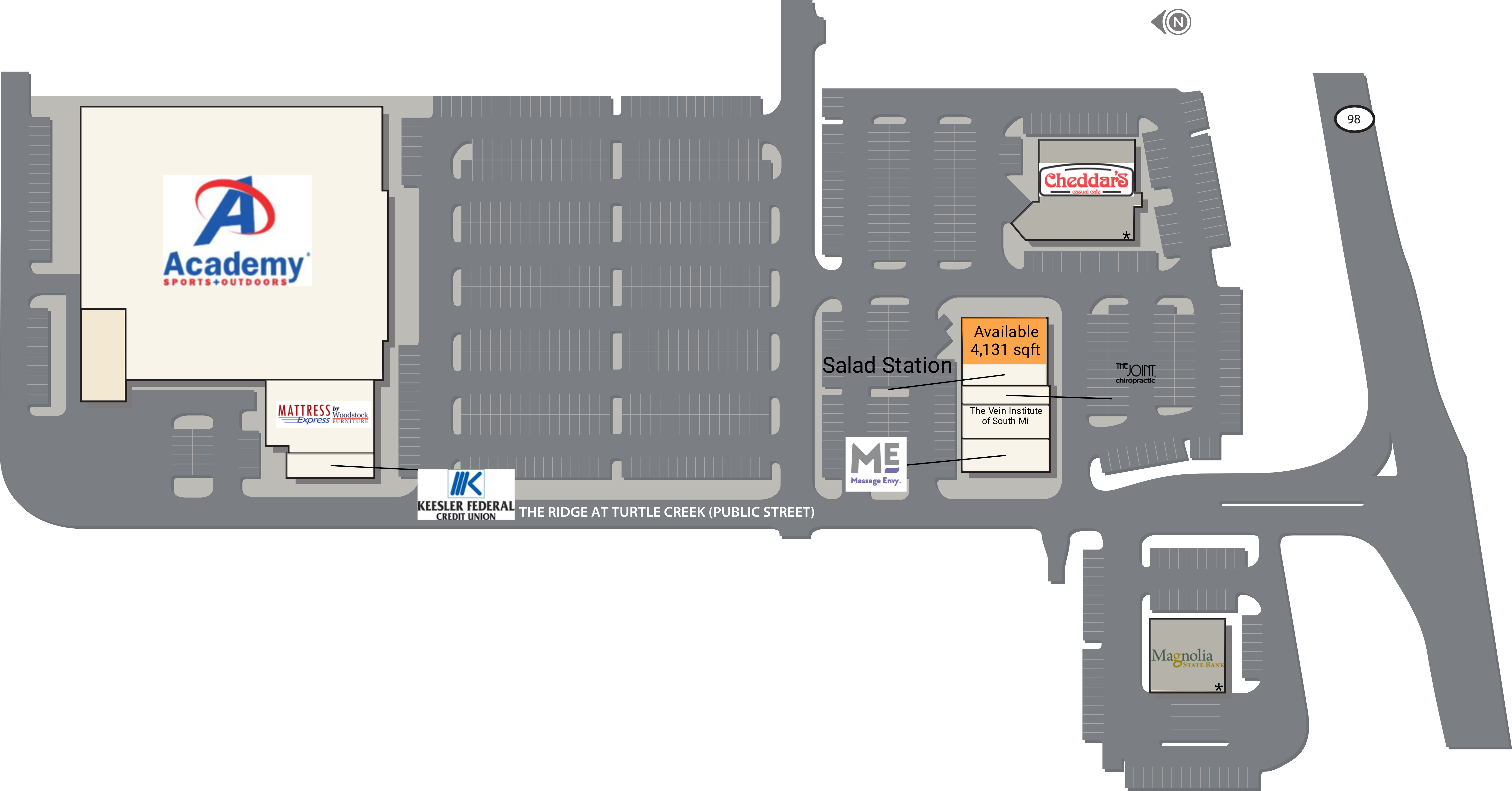 Hattiesburg Ms The Ridge At Turtle Creek Retail Space Cim Group
